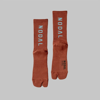 NODAL Logo Tabi Crew Socks